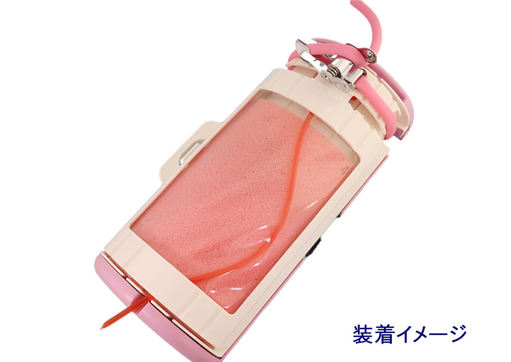 模擬皮膚カバーtypeClear 装着イメージ